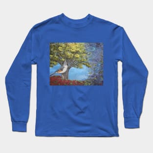 The Tufted Titmouse Windmaker Long Sleeve T-Shirt